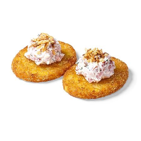 Двойной хашбраун с беконом